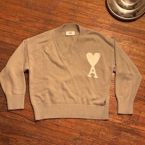 Ami Alexandre mattiussi Sweater with Heart Logo